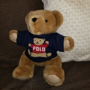 Vintage Ralph Lauren Polo Teddy Bear Sweater Plush